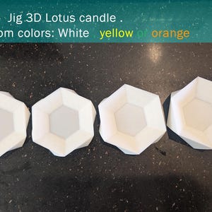 Jig 6 Peltas lotus candle 4 layer – Precision for Every Angle Perfect Soldering for creating intricate 3D Hex and succulent arrangements