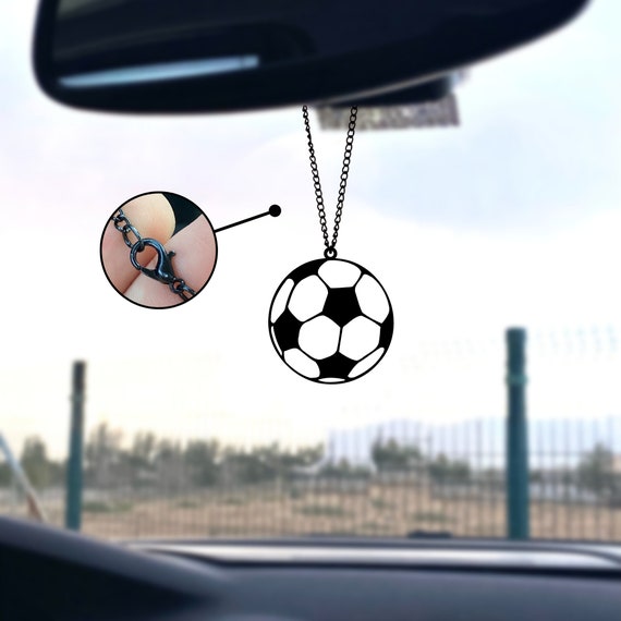Fußball Auto Spiegel Ornament, Fußball Auto Anhänger - .de