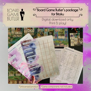 Upgrade for Bitoku board game: Printable Score Pads
