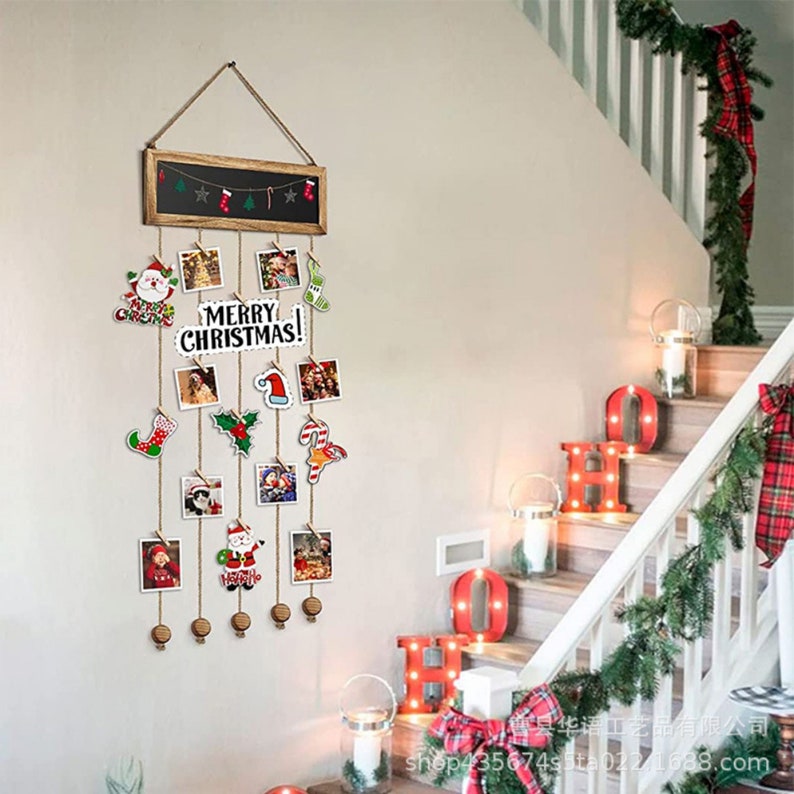 Handmade Hanging Photo Holder Wall Decor Home Decor Rustic Etsy