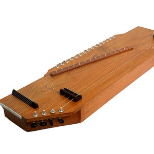 Swarmandal + Tanpura (2 in 1 )  ,Surmandal (15 String), Machine Tuning Heads, Gig Bag & Few Extra Strings Free Shipping