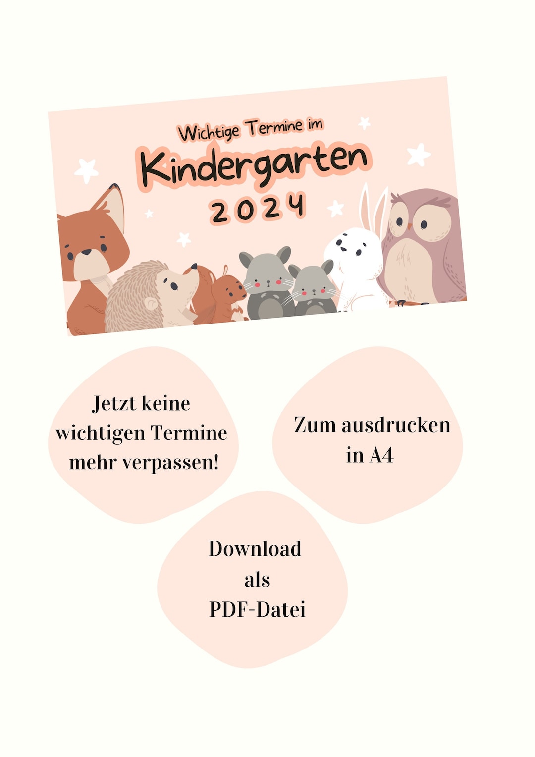 Printable Kindergarten Calendar 2024 Digital Download Size A4 Etsy Printable Kindergarten Calendar 2024 Digital Download Size A4 Etsy