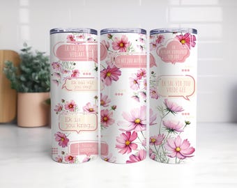Motiverings 20oz Tumbler | Afrikaans Inspirasie Beker ontwerp