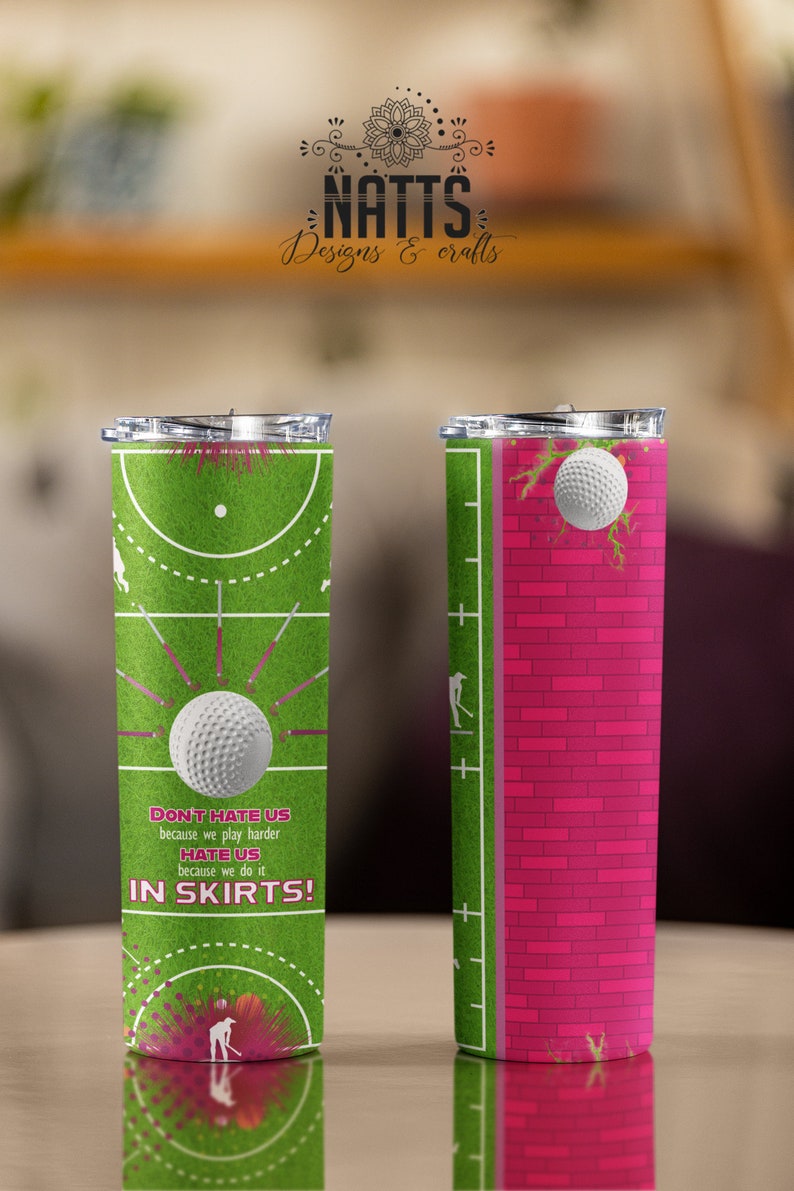 Field Hockey Because We Do It in Skirts Sublimation Tumbler Etsy