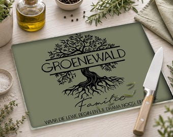 Familie Boom PNG | Afrikaans Family Tree Design | Familie Waar Die Lewe Begin PNG | Editable Family Tree | Transparent PNG