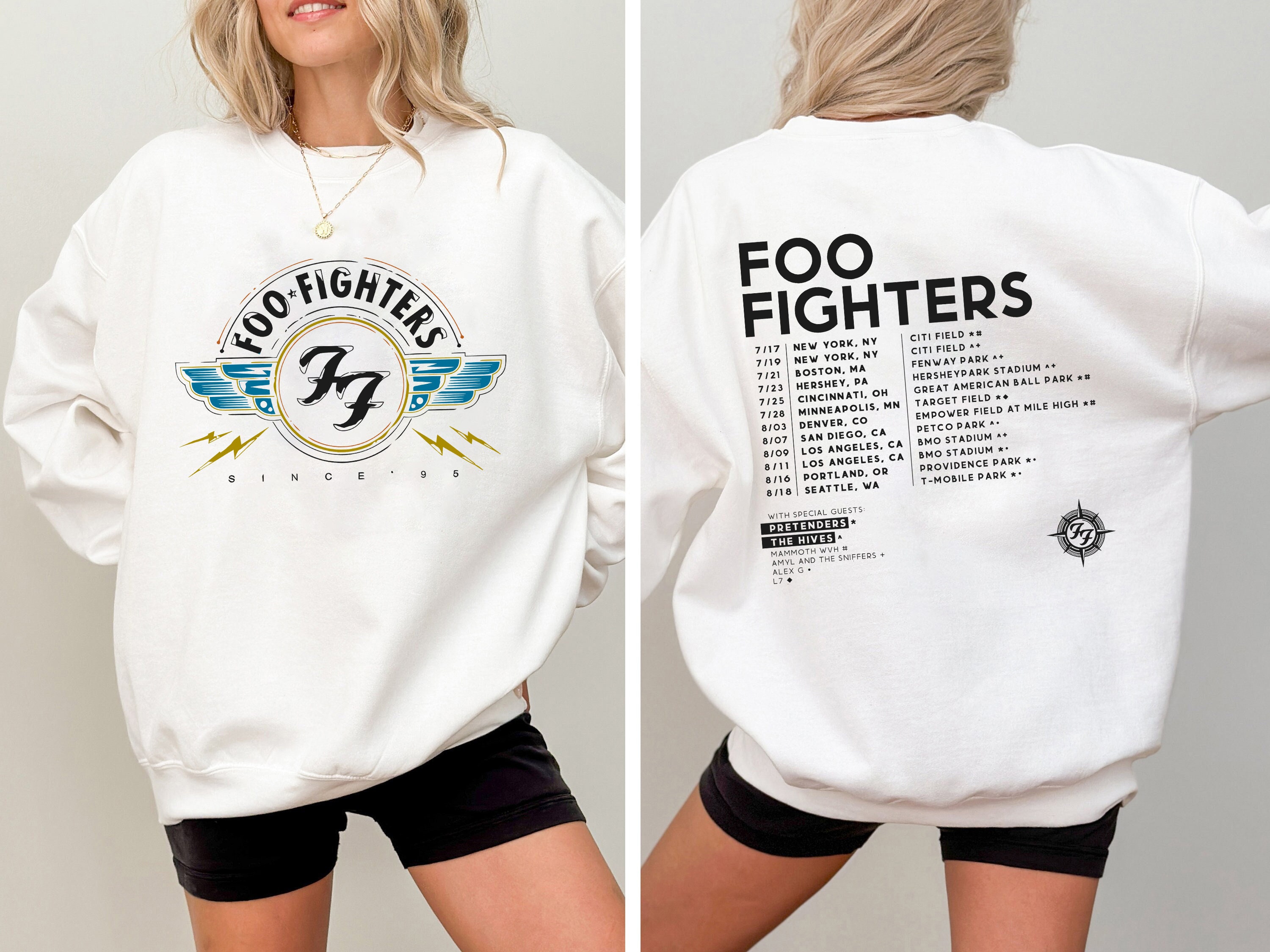Vintage FF Band Fighters Tour 2024 Shirt, FF Band Fighters Shirt