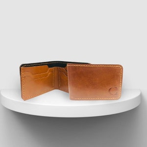 Handgemachte Leder Brieftasche, Vollnarbenleder Brieftasche, Ledertasche, Vatertagsgeschenk, Geschenk für Ihn, Bestes Weihnachtsgeschenk, Maßgeschneidertes Geschenk