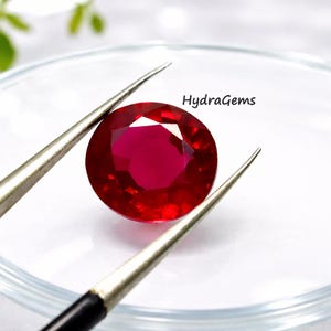 Natural Burmese Ruby 8 Ct Round Cut Untreated Blood Red Pigeon Blood Ruby Loose Gemstone A+ Quality Ring Pendant Rare Collector Gift Stone