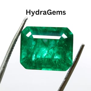 9.00 Ct Emerald Cut Loose Emerald Rarest Untreated Natural Colombian Green Emerald Gemstone Best Offer Valentine Gift For Her