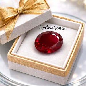 Rare Authentic Burmese Blood Red Ruby 10.00 Ct Oval Cut Loose Gemstone Natural High-Carat Ruby for Luxury Jewelry Valentine & New Year Gift