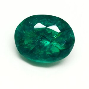 Oval Shape Vivid Green Emerald Gemstone 20-22Ct Approx Fine Quality Emerald Jewelry Making Emerald Gemstone Certified Loose Emerald Gemstone