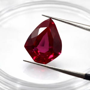 Ring Size Ruby Gemstone 8 to 10 Ct Certified Loose Ruby Gemstone For Engagement Ring Best Quality Red Ruby Gemstone, Fancy Cut Ruby