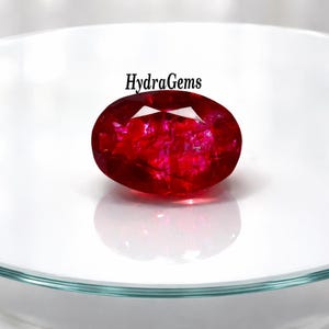 Pigeon Blood Red Mozambique Ruby 8 Ct Oval Cut Loose Fiery Deep Red Natural Ruby for Ring, Pendant Jewelry July Birthstone Gift Summer Sale