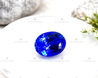 Natural Dark Blue Sapphire Oval Cut 10 Ct Loose Gemstone Certified Sapphire Blue Sapphire Sri Lanka Royal Blue Sapphire September Birthstone