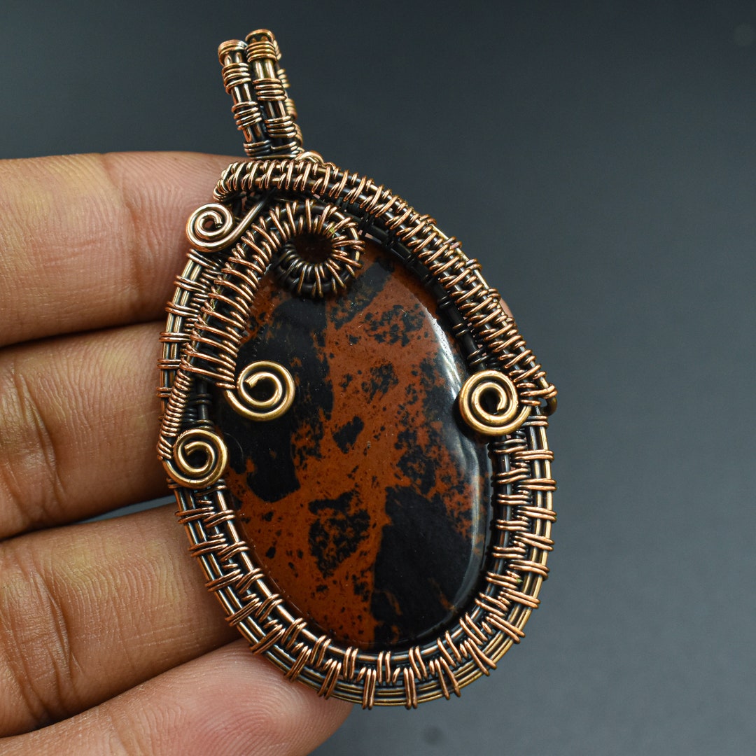 Bali Studs - Copper Obsidian main image 1