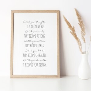 PRINTABLE Quote Wall Decor | Inspirational Quote Wall Art ...