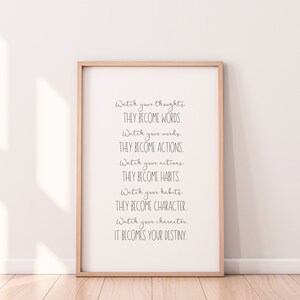 PRINTABLE Quote Wall Decor | Inspirational Quote Wall Art ...