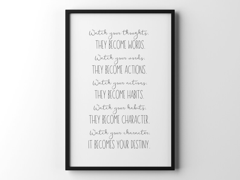 PRINTABLE Quote Wall Decor Inspirational Quote Wall Art Inspirational