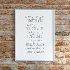 PRINTABLE Quote Wall Decor | Inspirational Quote Wall Art ...