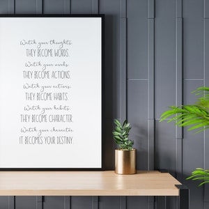 PRINTABLE Quote Wall Decor | Inspirational Quote Wall Art ...