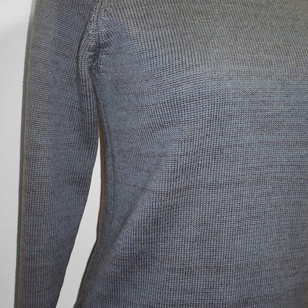raglan sweater merino blue knitted to order can be repeated according to your sizes