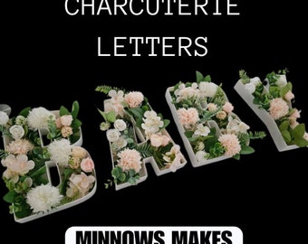  Charcuterie Letters Fillable