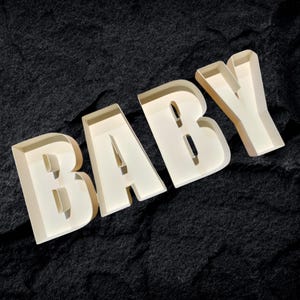 Letras de fiesta personalizadas rellenables, cajas de números para cupcakes únicas, letras grandes de charcutería, bandeja de nombre rellenable, cajas de cartas para bebés, un cumpleaños
