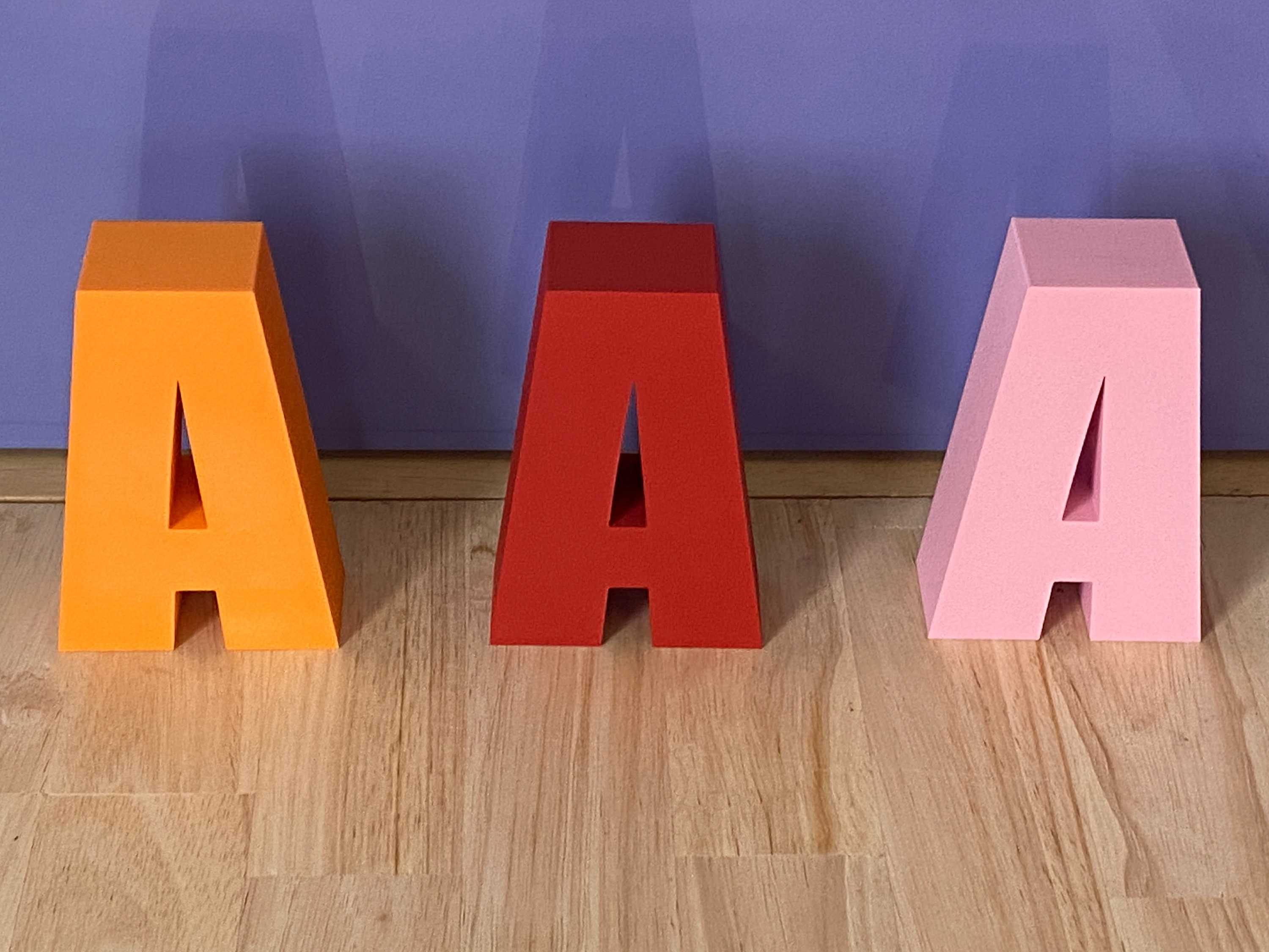 3d printed custom letters thick custom letters biodegradable