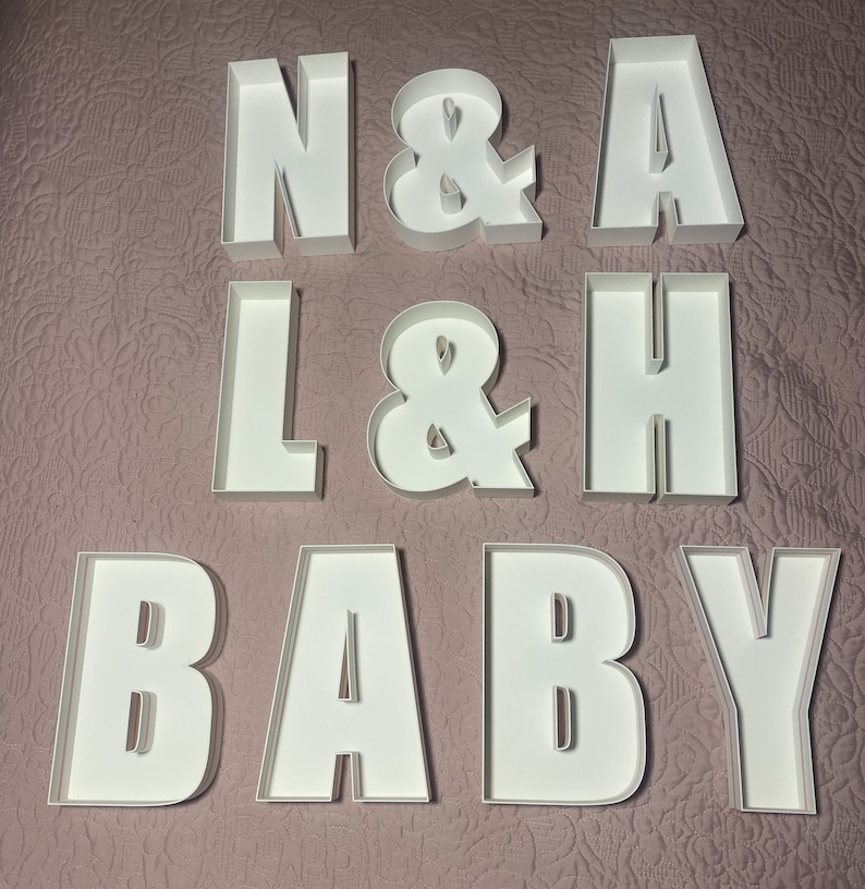 Charcuterie Fillable Letter Boxes for Birthday , Letter and Number