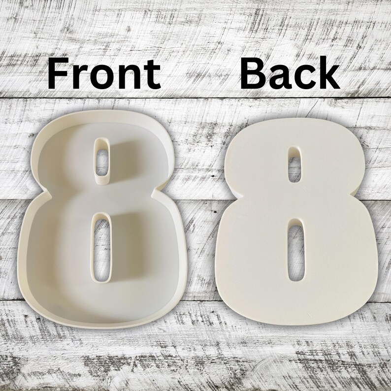 Cupcake Letters Fillable Numbers, Cupcake Letters, Letter Serving Tray