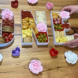 Letters en cijfers voor charcuterie, invulbare doosletters voor baby's, herbruikbare charcuterieletters, invulbare letters en cijfers voor verjaardagen