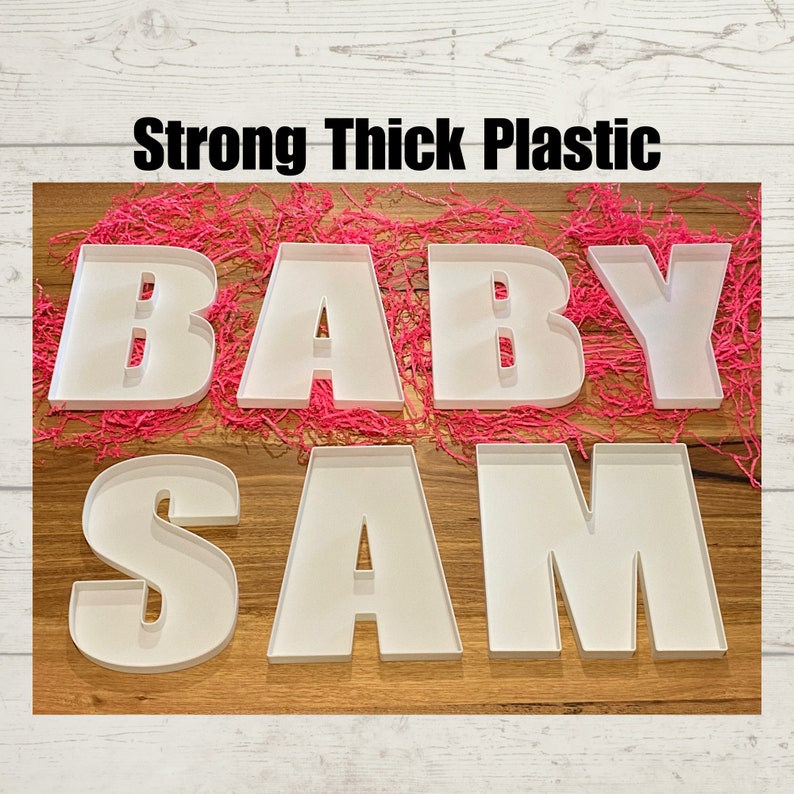 Fillable Letters Numbers, Fillable Letter Tray, Charcuterie Letters