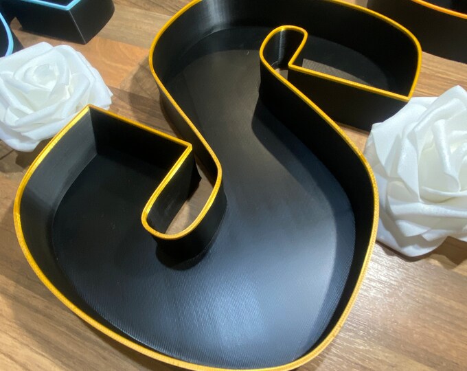 Custom Colored Reusable Fillable Letters Numbers Boxes Trays for ...