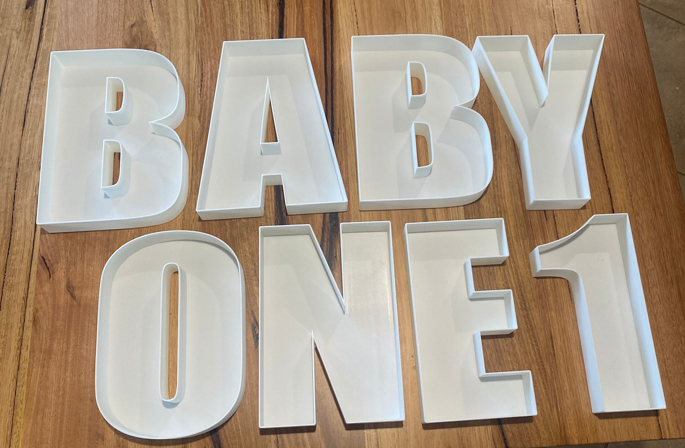 High Quality Charcuterie Letters , Baby Platter Letter , White Food