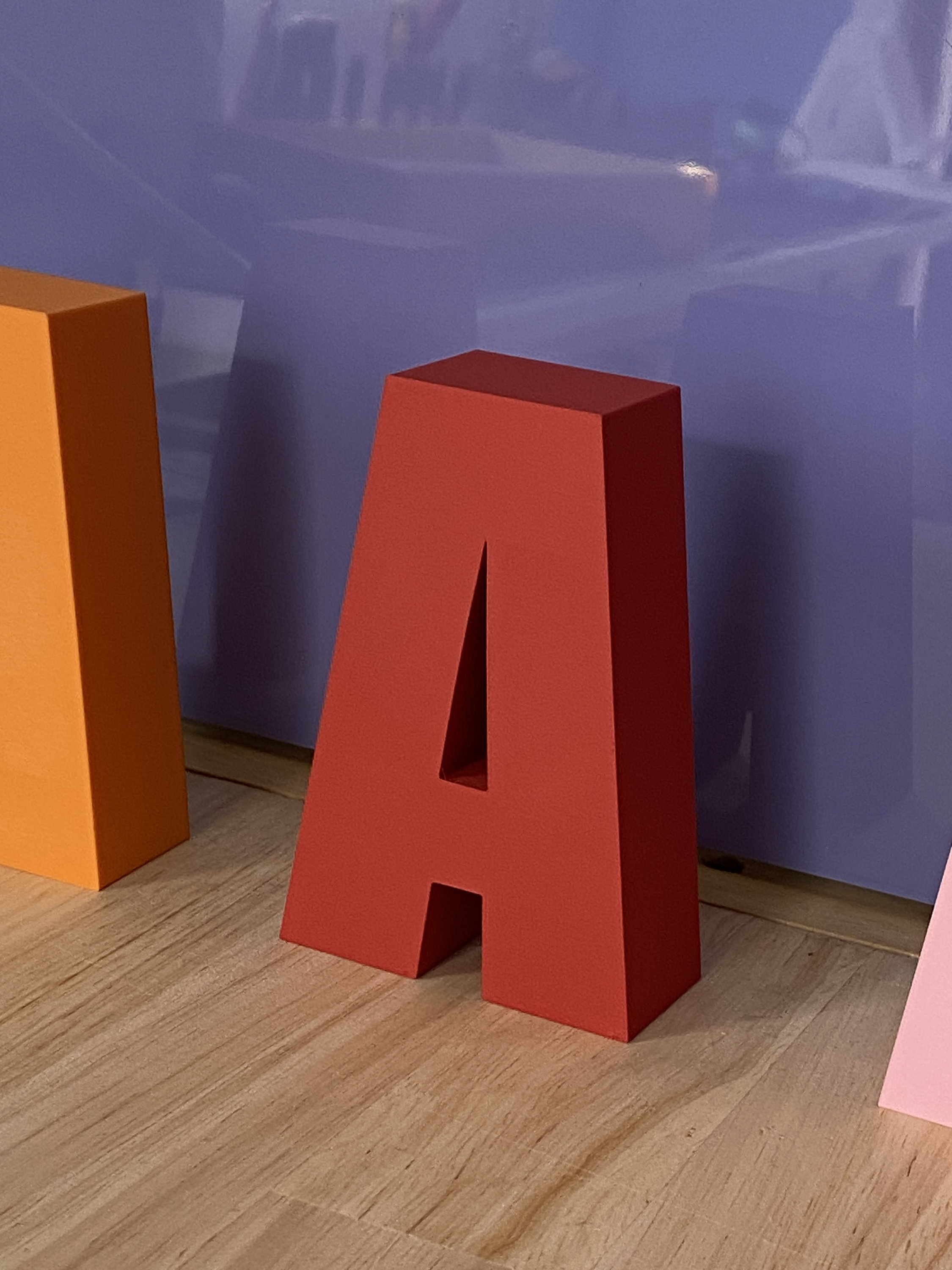 3d printed custom letters thick custom letters biodegradable