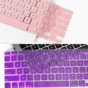 Silicone Keyboard Cover for MacBook Air 13 15, MacBook Pro 14 13 16 inches, Premium Keyboard Skin for A2941 A2681 A2442 A2337 2023 2022 M2 image 3