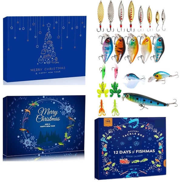Fishing Advent Calendar Etsy