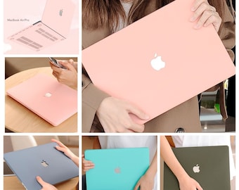 Frosted Matte MacBook Case for Macbook Air 13 15 MacBook Pro 13 14 16 inch Hard Laptop Cover, Keyboard Cover Cam Cover Trackpad Protector