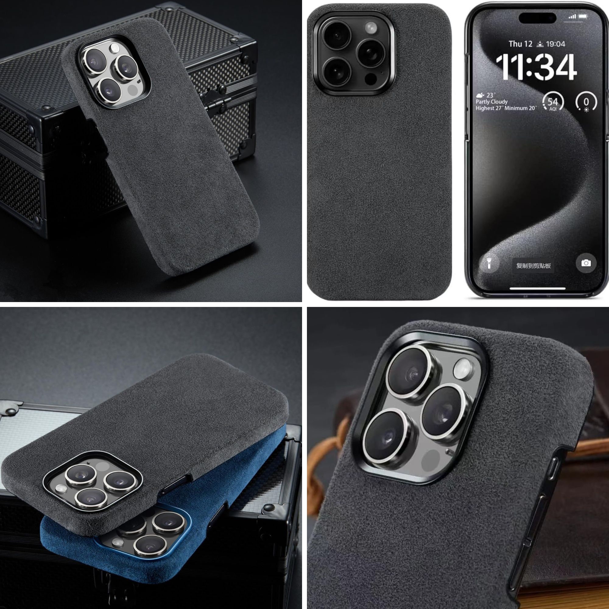 iPhone 14 Pro Max - Alcantara Case - Nardo Gray – Alcanside