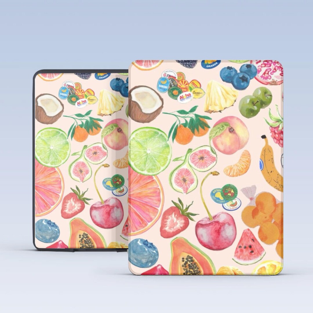 Cute Fruit Aesthetic Kindle Collage Case for Kindle Paperwhite 11 6.8 ...
