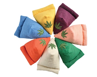 Hemp Phone Holder, Tablet Pillow Stand, Vegan Fabrics