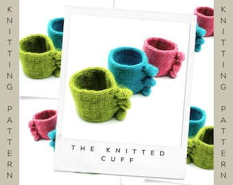 Knitting Pattern Shawl Scarf Cowl Cuff PDF Download The Knitted Cuff Beginner Experienced Shawl Pin Scarf Pin Cowl Pin