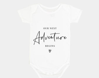 Baby Personalised Onesie Pregnancy Announcement | Custom Print Baby Onesie |Custom Print Baby Bodysuit Onesie - Free Shipping Australia Wide