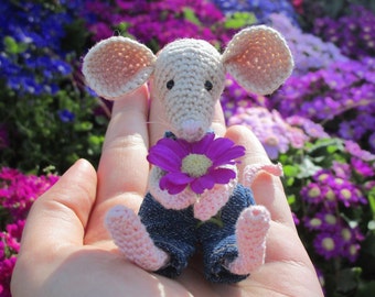 Tiny Crochet Mouse