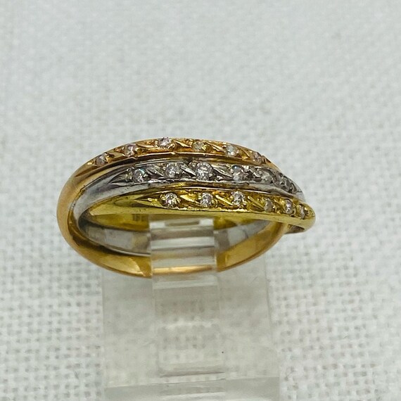 Russian Wedding Ring Band Diamond Set - Gem