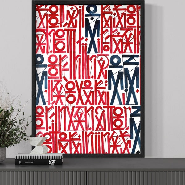 American Graffiti Canvas Print Etsy