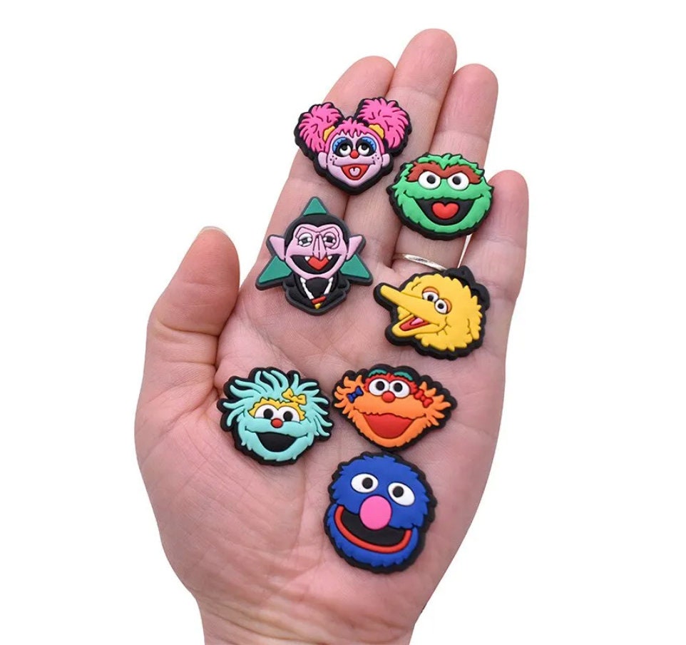 Sesame Street Characters Jibbitz Set 42piece Collection of Etsy
