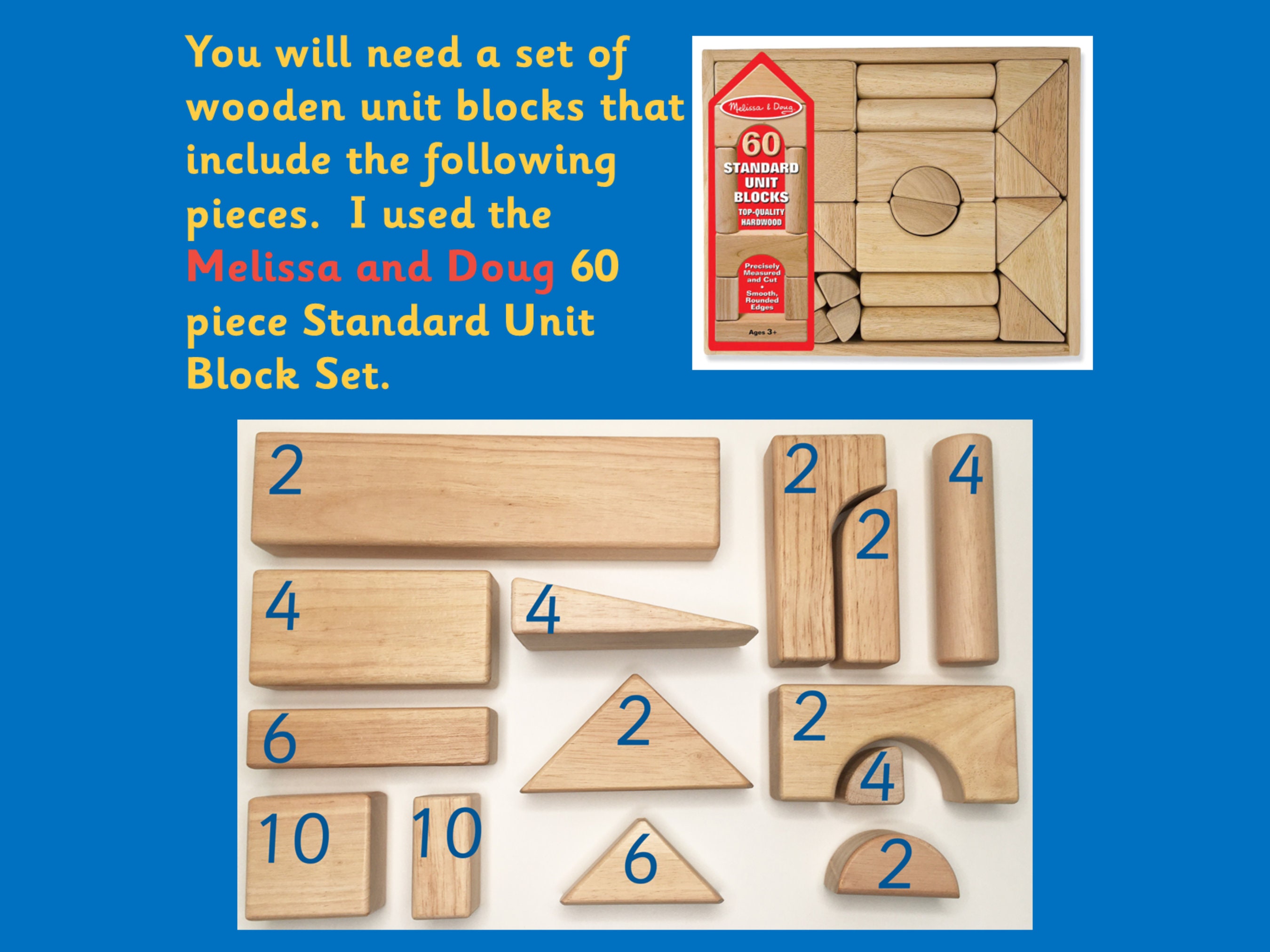 Standard Unit Blocks - 60 Piece