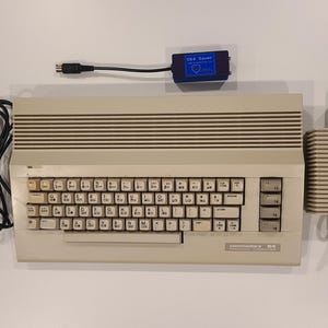 Commodore 64C Computer Serviced Recapped Upgraded Tested Assy 250469 with cables