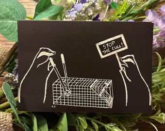 Protesting Badgers Stickers x 6